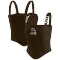 thumbnail image 1 of Women's WEAR by Erin Andrews x Gracie Hunt Brown Cleveland Browns Chain Link Corset Top, 1 of 5