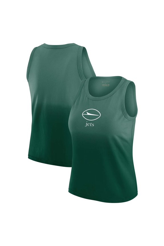 Women's WEAR by Erin Andrews x Gracie Hunt Green New York Jets Ombre Tank Top