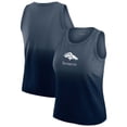 thumbnail image 1 of Women's WEAR by Erin Andrews x Gracie Hunt Navy Denver Broncos Ombre Tank Top, 1 of 4