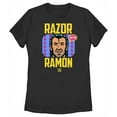 thumbnail image 1 of Women's WWE Razor Ramon Comic Graphic Tee Black Medium, 1 of 4