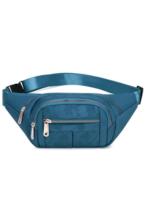 Women's Waist Bag Oxford Cloth Waterproof Belt Bags Designer Crossbody Chest Bag Female Fashion Fanny Pack Banana Hip Purse