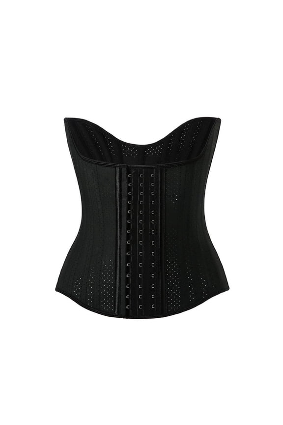 Women's Waist-Slimming Shapewear Corset Cincher Body Shaper Girdle Trimmer with Steel Bones Extender