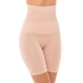 thumbnail image 1 of Women's Waist Trainer Nude Shapewear Tummy Control Body Shaper Shorts Hi-Waist Thigh Slimmer Reduces Chafing - X-Large, 1 of 5