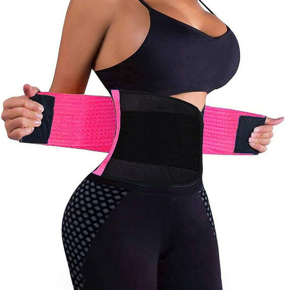 Women's Waist Training Belt - Waist Tightening Belt - Weight Loss and Body Shaping Belt - Sports Belt(Rose S)