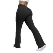 Cozirly Women's Scrunch Booty Leggings Check Printing Butt Lifting Yoga ...