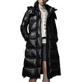 thumbnail image 1 of Women's Waisted Mid-Length Siberian Goose Down Jacket With Back Heating, 1 of 7
