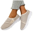 thumbnail image 1 of Women's Walking Running Golf Tennis Shoes Breathable Mesh Athletic Outdoor Slip-On Nursing Sneakers, 1 of 6
