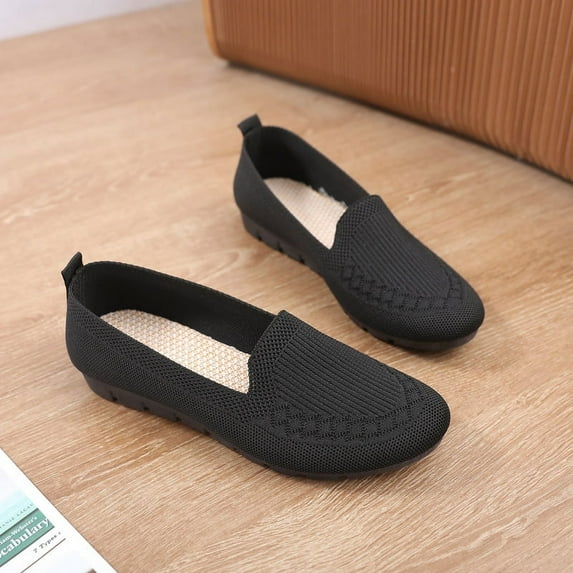 Women's Walking Running Lightweight Shoes Casual Mesh Comfortable Breathable Work Sneakers Slip on Tennis Gym Shoes