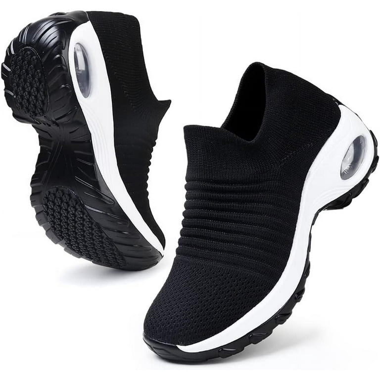 Women's Walking Shoes Arch Support Non Slip Work Shoes Breathable