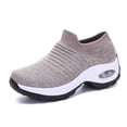 thumbnail image 1 of Women's Walking Shoes Arch Support Non Slip Work Shoes Breathable Knit Upper Lightweight for Plantar Fasciitis, 1 of 15