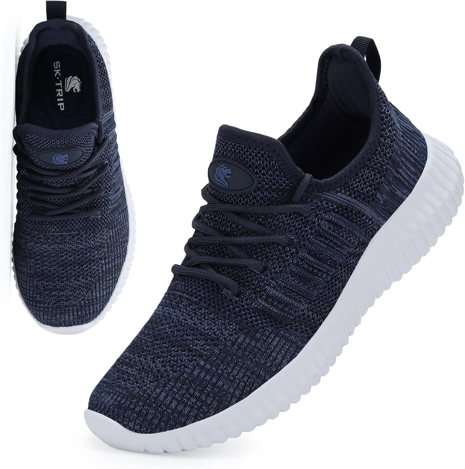 Women's Walking Shoes Lightweight Breathable Flying Woven Mesh Upper