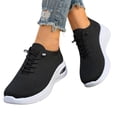 thumbnail image 1 of Women's Walking Shoes Lightweight Breathable Knit Mesh Casual Sneakers, 1 of 4