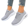 thumbnail image 1 of Women's Walking Shoes Lightweight Breathable Knit Mesh Casual Sneakers, 1 of 4