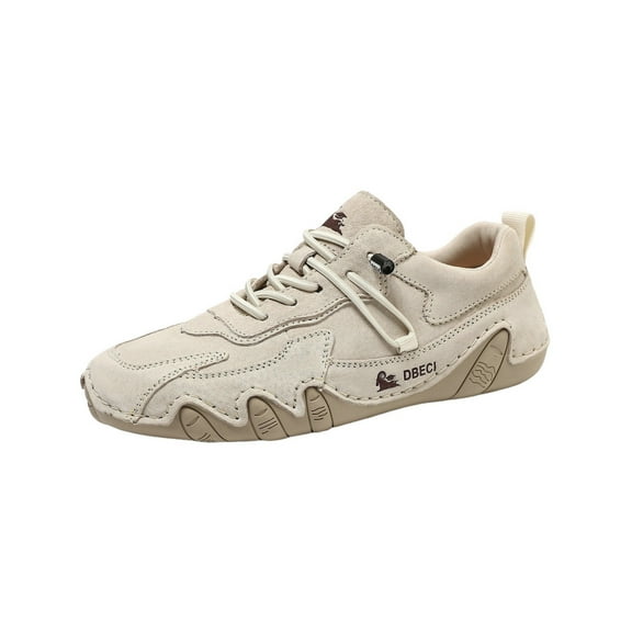 Women's Walking Shoes Retro Fashion Casual Shoes Outdoor Non-slip Sneakers Comfortable Lightweight Loafers White 6 US