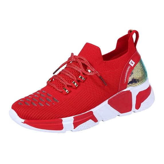 Women's Walking Shoes Slip On Non Slip Running Tennis Breathable Lightweight Comfortable Athletic Gym Workout Sneakers