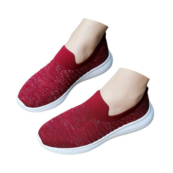 Women's Walking Shoes Slip on Socks Running Sneakers for Women Lightweight Comfort Work Tennis Shoes
