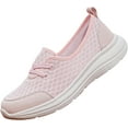 thumbnail image 1 of Women's Walking Shoes Soft Sole Mesh Shoe Comfortable Orthopedic Slip-on Breathable Flats Casual Nursing Orthotic Lightweight Shoes Walking Sneaker with Arch Support, 1 of 11