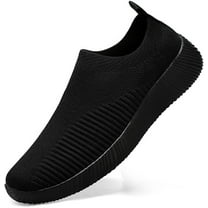 Women's Walking Shoes - Tennis Athletic Casual Gym Slip-On Lightweight Sneakers