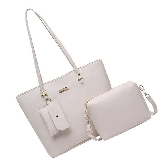 Women's Wallet 3pcs Handbag Set Crossbody Bag Purse Shoulder Bags Spacious PU Leather Handbag for Everyday Use