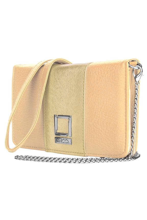 Women's Wallet Clutch Ideal for Daily, Travel, Business, And Personal Use Fits Universal Large Smartphones (Beige)