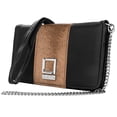 thumbnail image 1 of Women's Wallet Clutch Ideal for Daily, Travel, Business, And Personal Use Fits Universal Large Smartphones (Black/Brown), 1 of 7