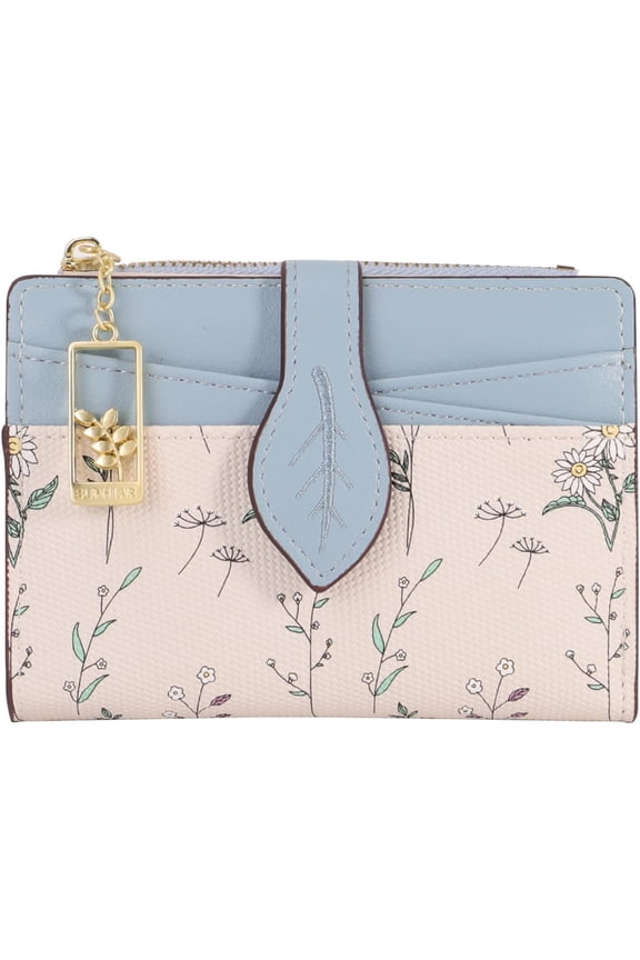 Women’s Wallet, Compact and Small RFID Blocking Bifold PU Leather Card Holder, Mini Purse with Coin Pocket for Ladies