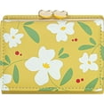 thumbnail image 1 of Women’s Wallet, Cute Small Tri-fold with RFID Blocking Wallet for Women and Girls, Floral Small Wallets Woman (Off-White), 1 of 6