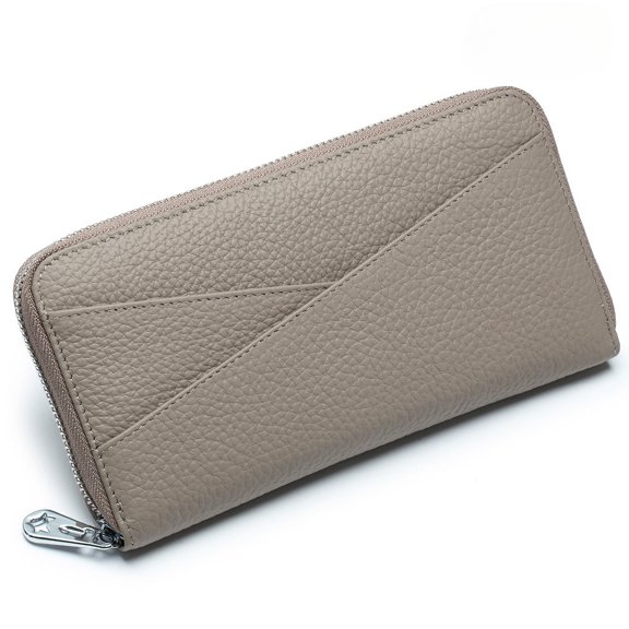 Women's Wallet Genuine Leather RFID Blocking Credit Card Case Elegant Clutch Purse Travel Phone Wallet with ID Window