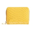 thumbnail image 1 of Women's Wallet Large Capacity PU Leather Ladies Trifold Card Holder Travel Purse - yellow, 1 of 5