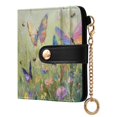 thumbnail image 1 of Women’s Wallet RFID Blocking PU Leather Magnetic Snap Zipper Coin Pocket 7 Card Slots Perfect Gift for Her Colorful Butterfly, 1 of 8