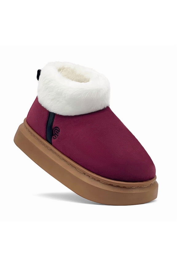 Women's Warm Bootie Slippers Winter Cozy House Shoes Non Slip Indoor Outdoor With Fuzzy Memory Foam Warm House Shoes