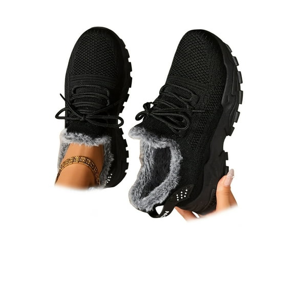 Women's Warm Comfortable Breathable Shoes, and Breathable Casual Snow Boots for Indoor and Outdoor Wear