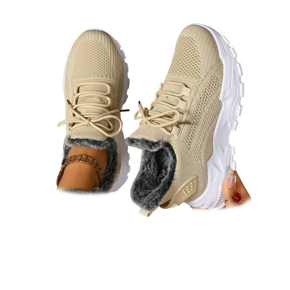 Women's Warm Comfortable Breathable Shoes, and Breathable Casual Snow Boots for Indoor and Outdoor Wear