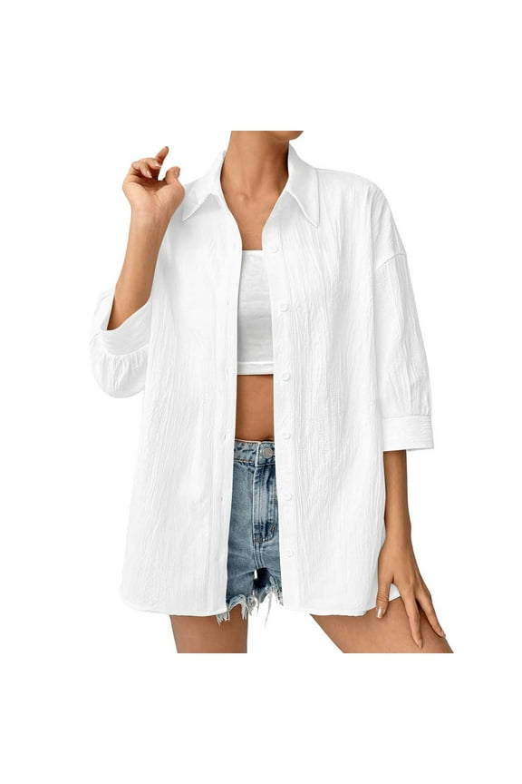 Women's Warm Drawstring Hooded Hoodie Sweatshirt Pullover Top with Pockets Loose Fit Thermal Fleece Casual Winter Fashion Gift for Her | CSEONE,White XL