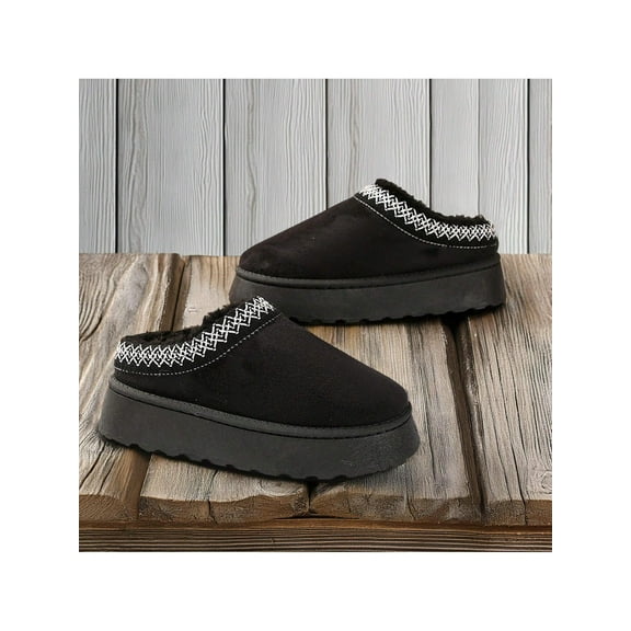 Women's Warm Fashion Boots - Durable, Non-Slip Winter Shoes with Thick Soles