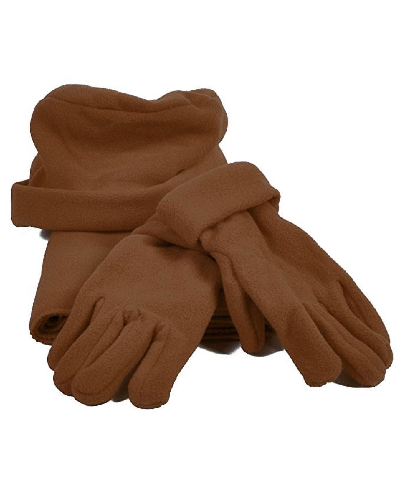 Women’s Beanie Scarf Gloves Set Fleece Lined Winter Accessories Womens Winter Warm Beanie Hats Gloves Scarf Headband Set  main image 3