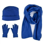 NOLLIA Women's Warm Fleece Winter Set - Scarf, Hat, and Gloves Set