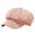 thumbnail image 1 of Women's Warm Hat - Wool Fashion Newsboy Hats for Women Winter Warm Pageboy Cabbie Cap Beret,Color:Pink, 1 of 4