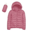 thumbnail image 1 of Women Warm Waterproof Lightweight P Coat Womens Jacket Hooded Windproof Winter for Women Coat with Recycled insulation Winter Slim Short Hooded Warm Down Coat Outerwear Small, 1 of 5