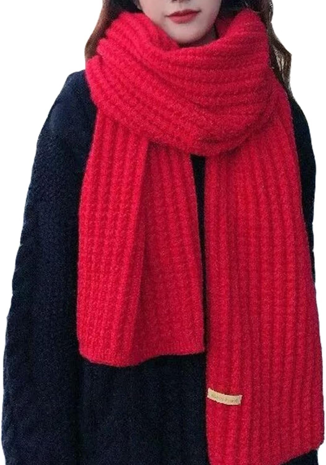 Women's Warm Scarf,Rich Solid Colors Winter Scarves ，Super Soft Scarf