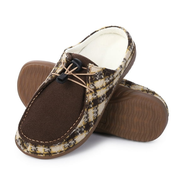 Women's Warm Slippers with Arch Support, Elastic Band Non-Slip Orthotic Shoes