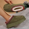 thumbnail image 1 of Women's Warm Soft Cotton Slippers for Indoor and Outdoor Use with Durable Rubber Sole - Winter Shoes, 1 of 10