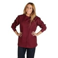 thumbnail image 1 of Women's Warm Up Medical Scrub Jacket (Burgundy, 3X-Large), 1 of 7