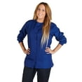 thumbnail image 1 of Women's Warm Up Medical Scrub Jacket (Dark Royal, 3X-Large), 1 of 7