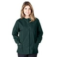 thumbnail image 1 of Women's Warm Up Medical Scrub Jacket (Hunter Green, 5X-Large), 1 of 7