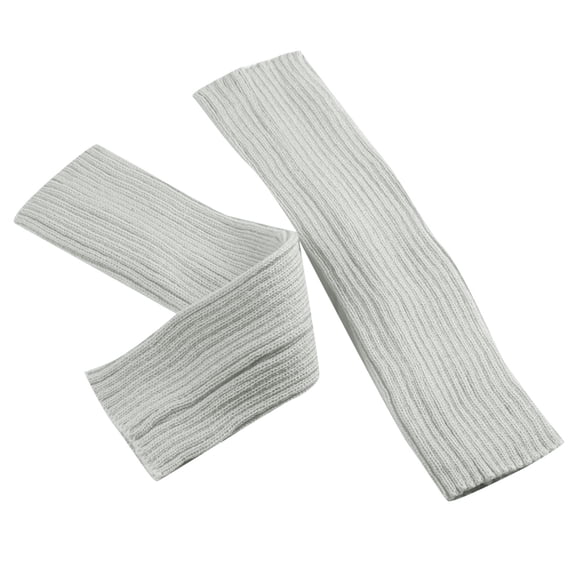 Women's Warm Winter Wool Leg Sleeves, Solid Color Knitted Pile Socks Boot Cuffs, Soft Thermal Leg Warmers for Daily Wear or Home Lounge, Stretchy and Cozy - K