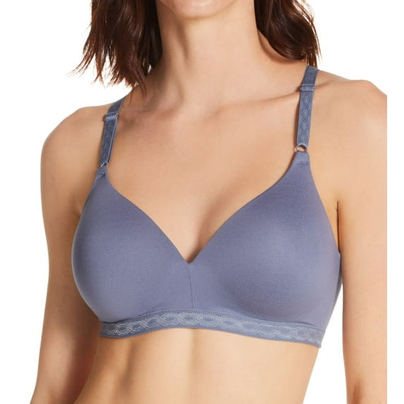 Women's Warner's 1269 Cloud 9 Wire Free Contour Bra (Folkstone 36D)