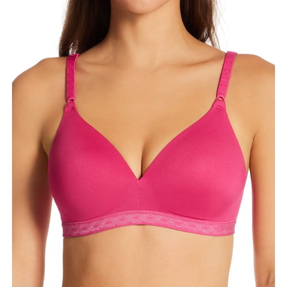 Women's Warner's 1269 Cloud 9 Wire Free Contour Bra (Lilac Rose 36D)