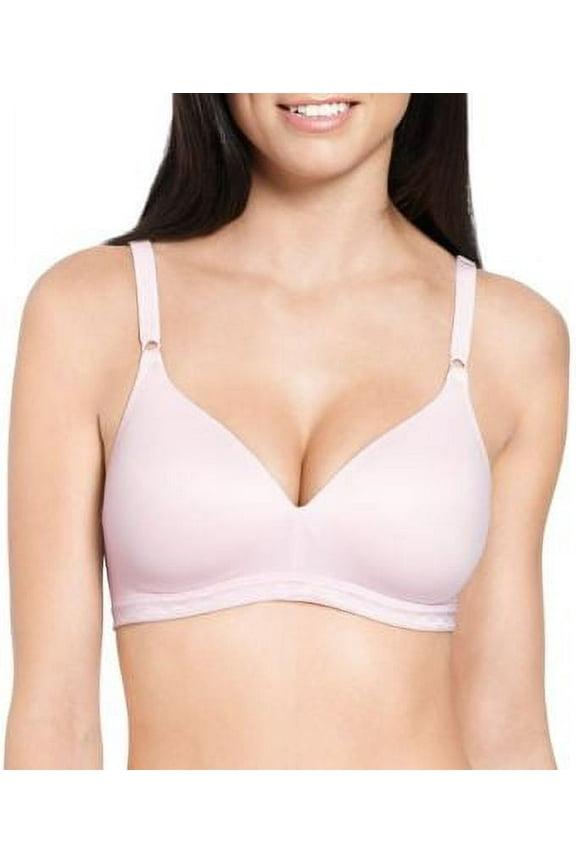 Women's Warner's 1269 Cloud 9 Wire Free Contour Bra (Pale Pink 36B)