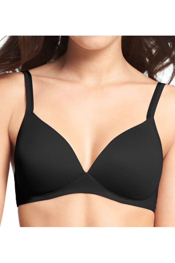 Women's Warner's 1298 Elements Of Bliss Wire-Free Contour Bra with Lift (Black 38C)
